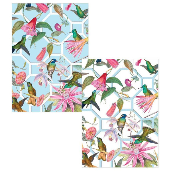 Caspari Boxed Note Cards, Hummingbird Trellis - Box of 8 (89601.46)