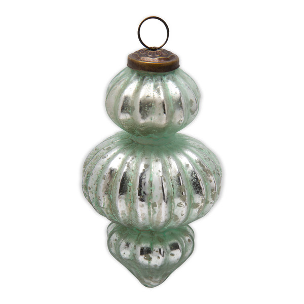 TAG 5" Baroque Glass Ornament