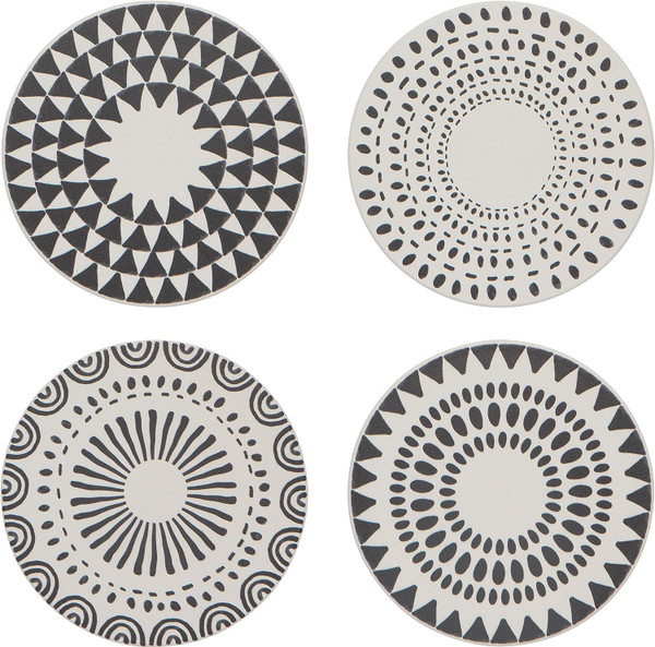 Now Design Soak Up Coasters, Orbit - Set of 4 (1042016)