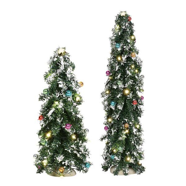Department 56 Village Accessories - Festive Mountain Pines