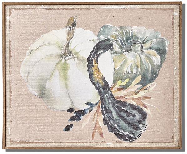 TAG Pumpkin Wall Art, Peach (G14407B)