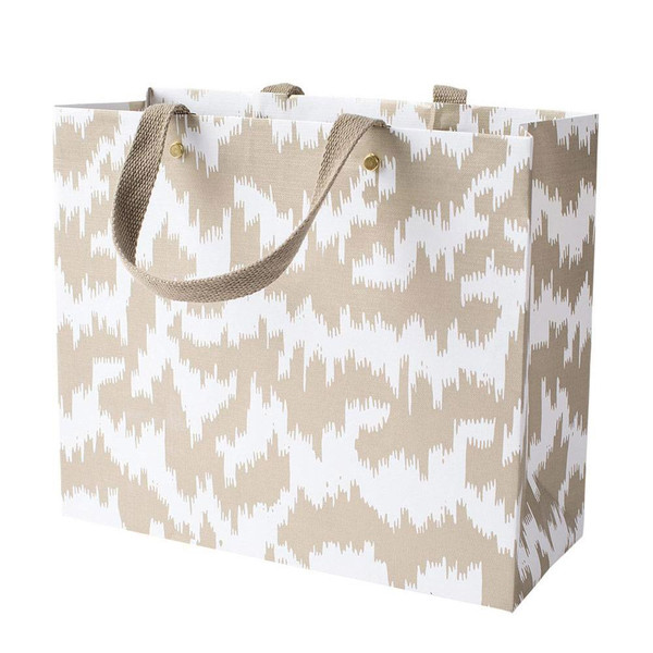 Caspari Large Gift Bag, Modern Moiré (10003B3)