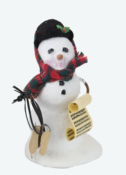 Byers' Choice Small Snowman, Skates (SN2212)