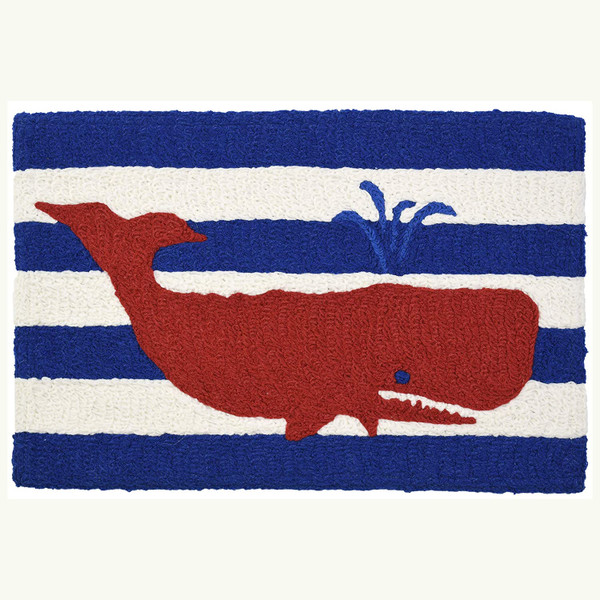 HCI Jellybean Rug - Big Red Whale 20" x 30" (JB-SFG056)