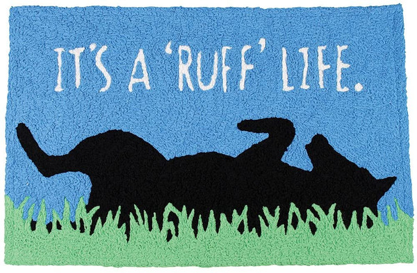 HCI Jellybean Rug - Its a Ruff Life Dog Mans Best Friend (JB-HD009)
