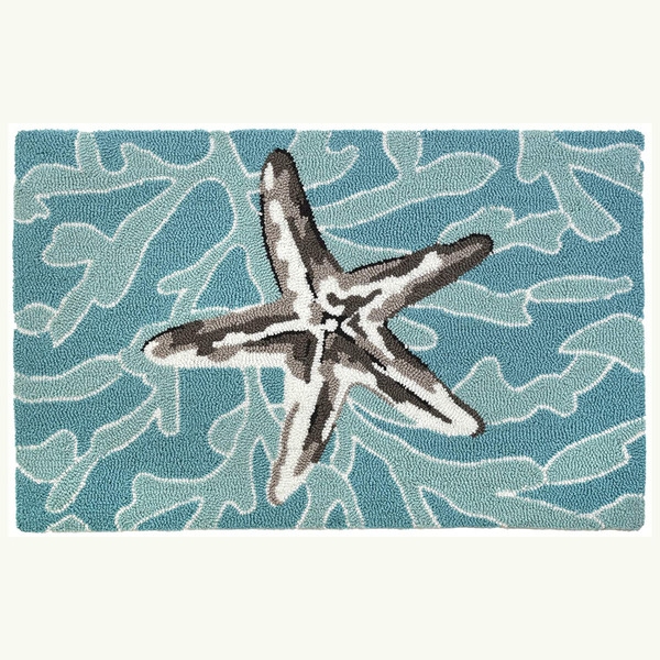 HCI Homefires Rug, Starfish on Mosaic 22 x 34 (PY-JEV001)