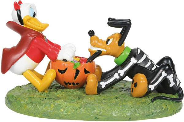 Department 56 Disney Village Halloween Donald and Pluto's Tussle(6007729)