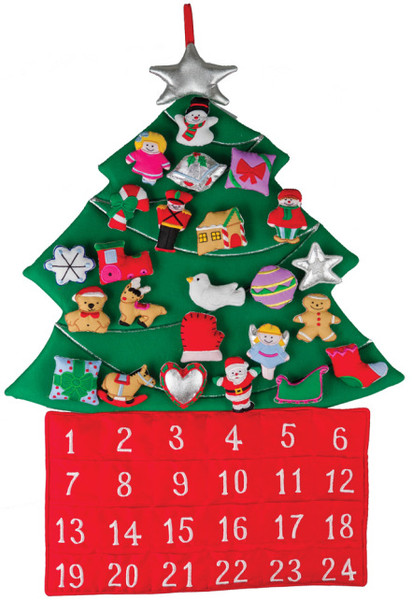 Vermont Christmas Company Fabric Advent Calendar, Christmas Tree (VC203)