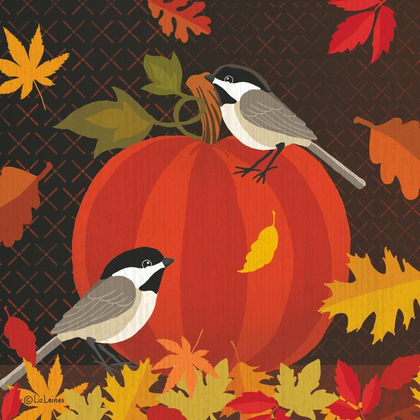 Paperproducts Design Beverage Napkins, October Pumpkin - 2 Packs (3254211)