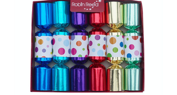 Robin Reed 8.5" Crackers, Smarty Party Design - Box of 6 (463)