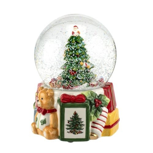 Portmeirion Spode 250th Anniversary Snow Globe,  Deck The Halls