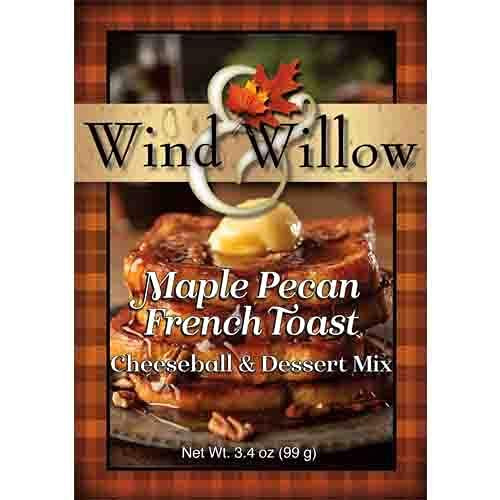 Wind & Willow Cheeseball & Dessert Mix, Maple Pecan French Toast - Set of 2 (34137)