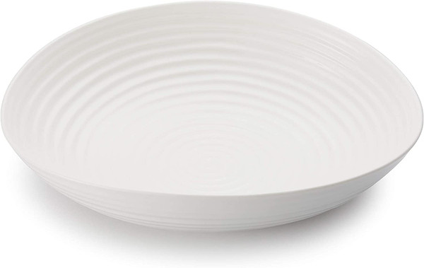 Portmeirion Sophie Conran 12 Inch Pasta Serving Bowl, White (689183)