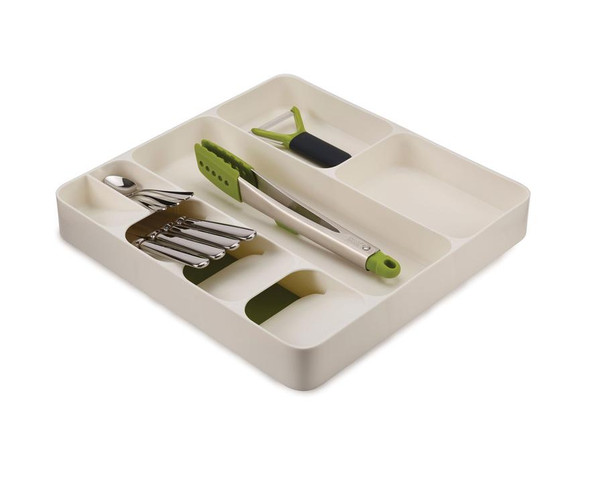Joseph Joseph DrawerStore™ Cutlery, Utensil & Gadget Organizer - White (85128)
