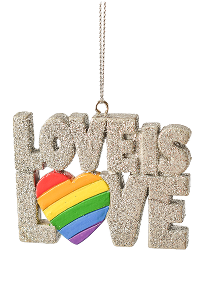 Midwest CBK Pride Ornament, Love is Love (MX178437)