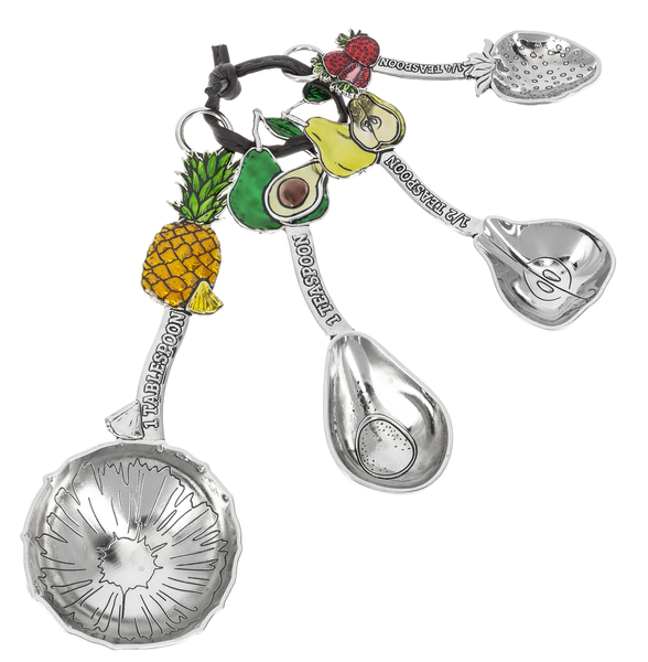 Ganz 4 pc. Measuring Spoons, Fruits (ER74580)