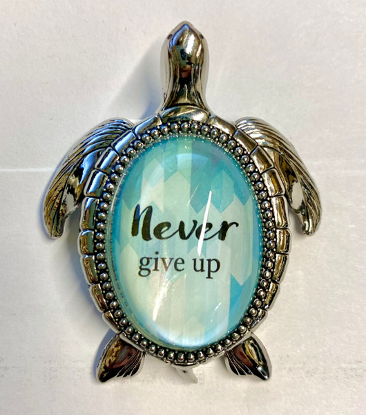 Ganz Sea Turtle Figurine, Never Give Up