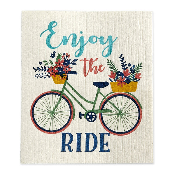 Design Imports Swedish Dishcloth, Enjoy the Ride (751672)