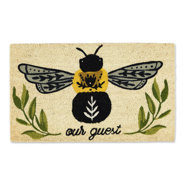 Design Imports Doormat, Bee Our Guest (754621)