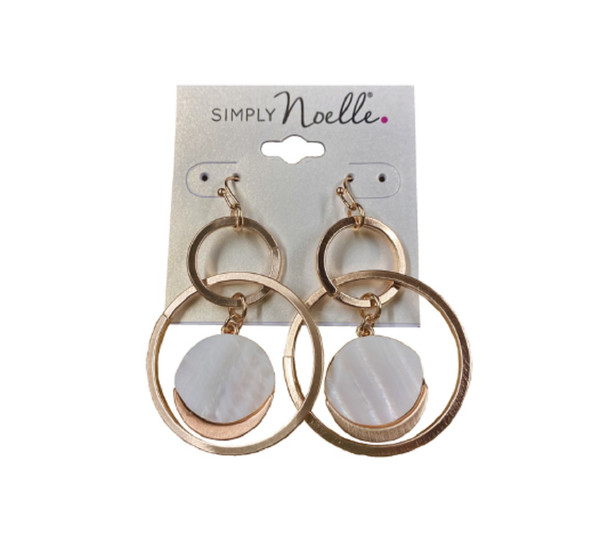 Ganz Statement Earring, Rose Gold (EAR7007B)