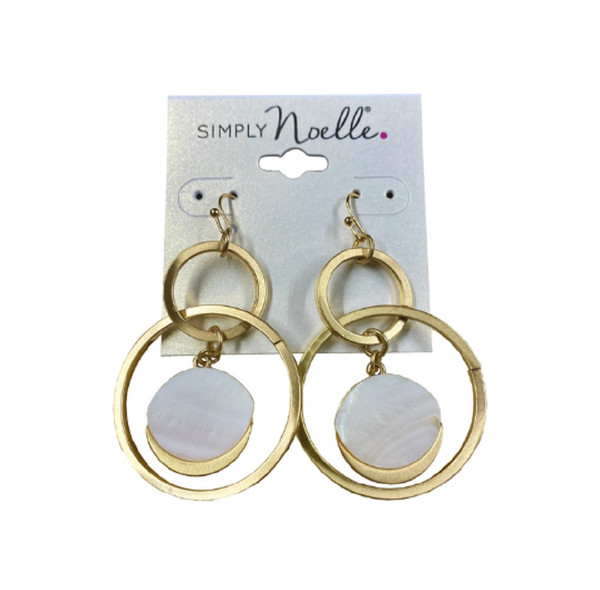 Ganz Statement Earring, Gold (EAR7007C)