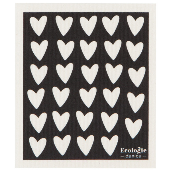 Now Designs Swedish Dishcloth, Hearts