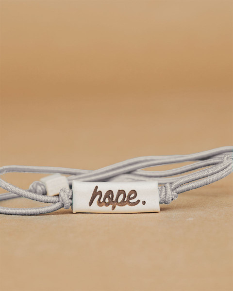 Mudlove Cursive Lovely Bracelet, Hope