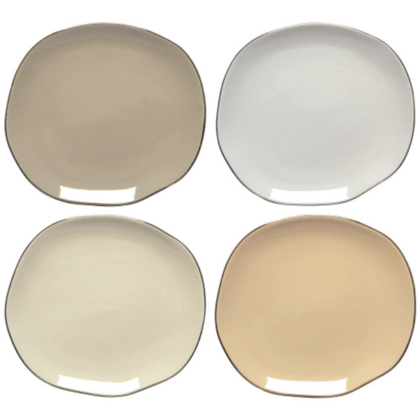 Now Designs Pebble Plates, Flight, Set of 4 (5211001)