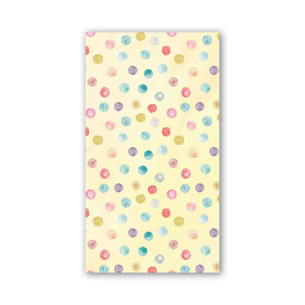 Michel Design Works Hostess Napkins, Birds & Butterflies (Polka Dot Design) - 2 Packs (NAPH371B)