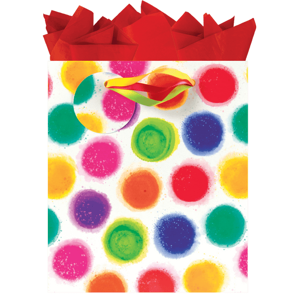 The Gift Wrap Company Small Gift Bag, Liquid Spots