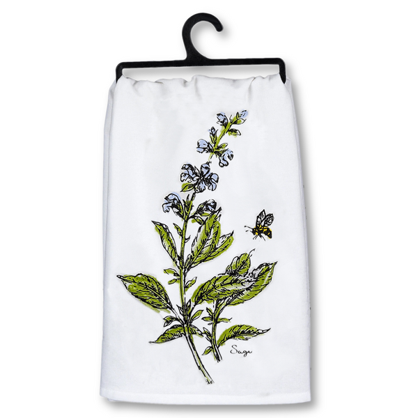 TAG Herb Dishtowel, Sage