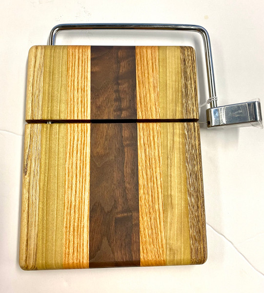 Wooden Wire Cheese Slicing Board, Short