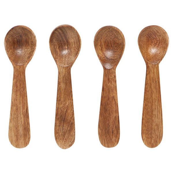 Now Designs Mango Wood Mini Spoons - Set of 4 (5228001)
