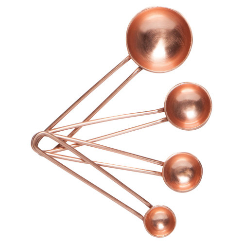 Now Designs Measuring Spoons, Rose Gold (5210002)