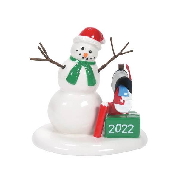Department 56, Village Figures - Lucky The Snowman 2022 (6009790)