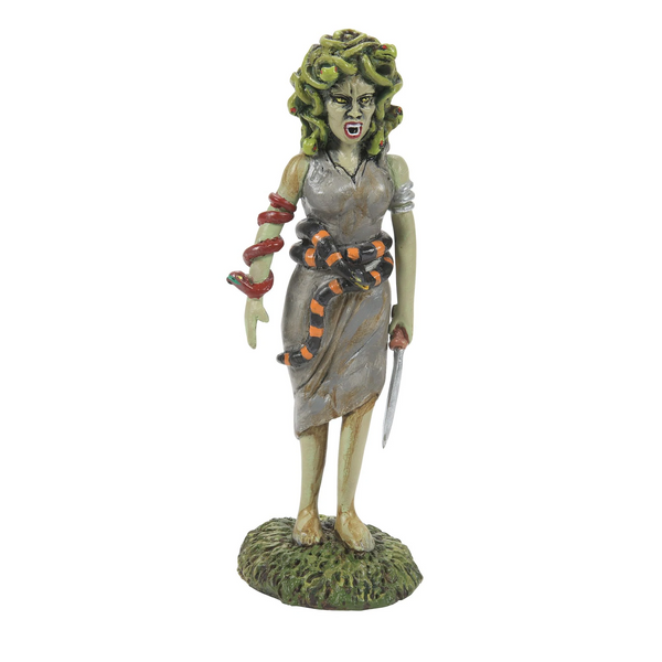 Department 56, Halloween Village Figures - Medusa, The Gorgon (6009845)