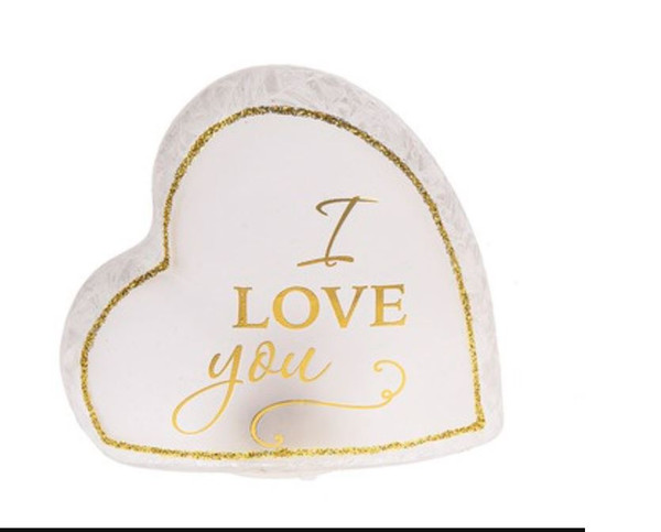 Ganz Light Up Heart Figurine, I Love You