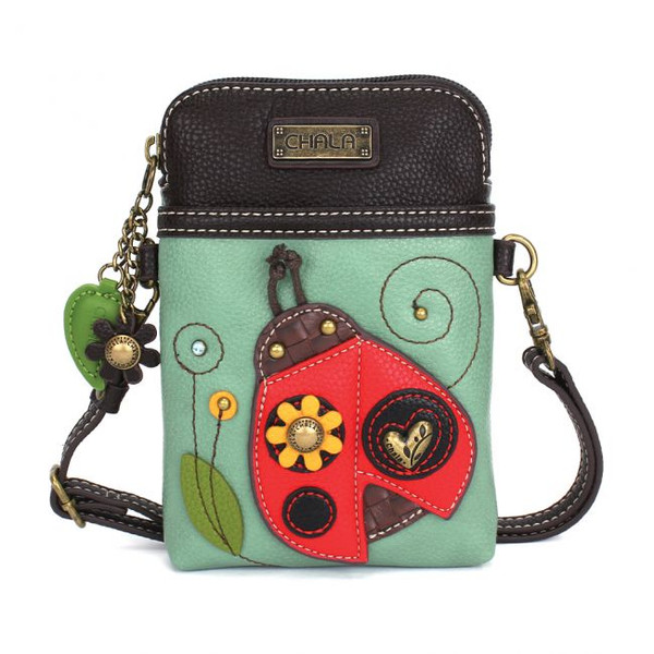 Chala Cell Phone Crossbody Bag, Ladybug (827LB4)