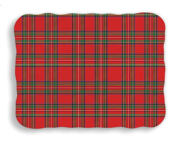 Michel Design Works Melamine Cookie Platter, Tartan (SWCT348)