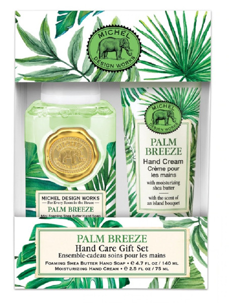 Michel Design Works Hand Care Gift Set, Palm Breeze (HCGS336)