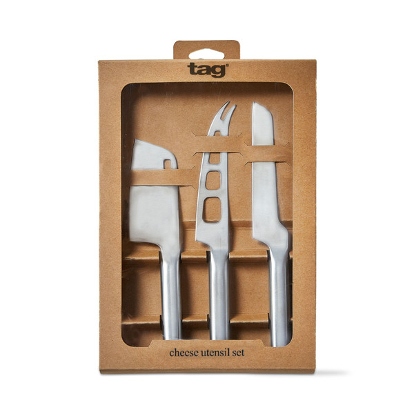 TAG Cheese Utensil Set, Stainless Steel