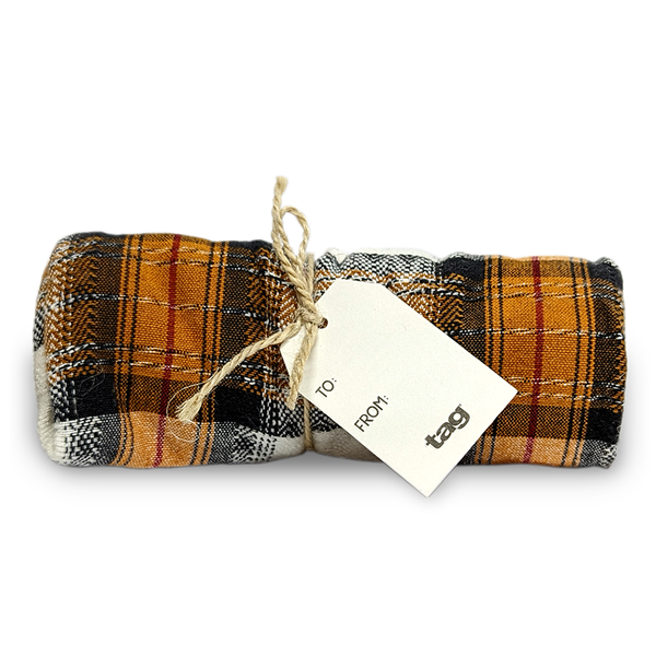 TAG Ornamental Woven Dishtowel, Yellow (G12934A)