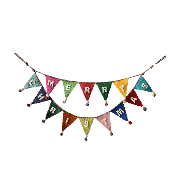 Midwest CBK Felt Holiday Garland, Merry Christmas
