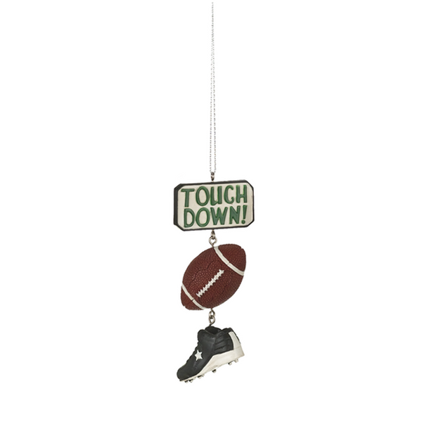 Midwest CBK Sports Score Dangle Ornament, Touchdown! (040706A)