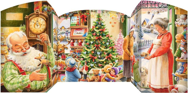 Vermont Christmas Company Advent Calendar, Santa's Shop (BB906)