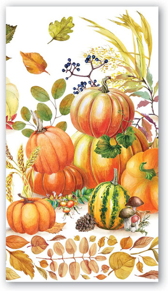 Michel Design Works Paper Hostess Napkins, Pumpkin Prize - 2 Packs (807374)