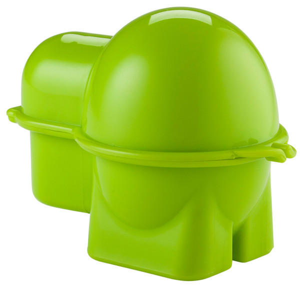 Gourmac Egg To-Go Container, Green (12-99GREEN)