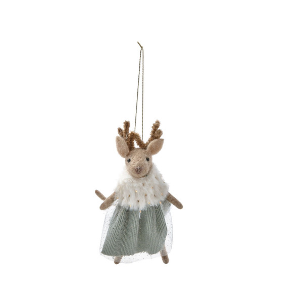 TAG Ornament , Glam Animal - Deer (G14628B)