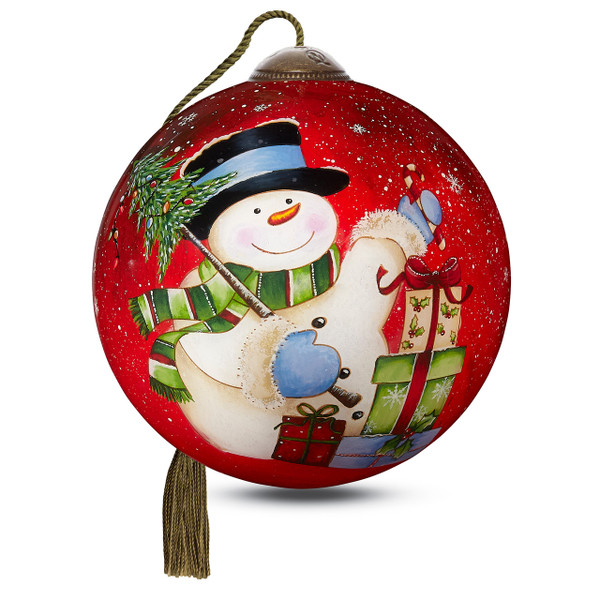 Ne'Qwa Ornament, Snowman Celebration