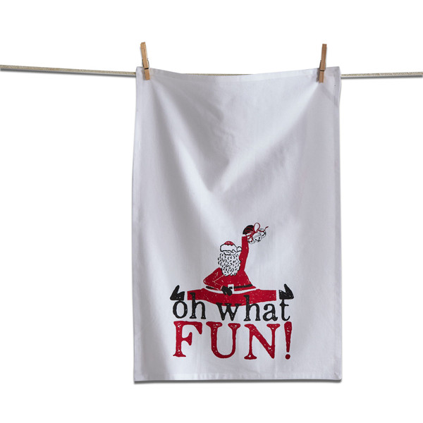TAG Floursack Dishtowel, Oh What Fun (G16029)